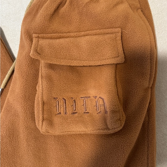 Rust Sweater Pants w/ Drawstring - Picture 11 of 13